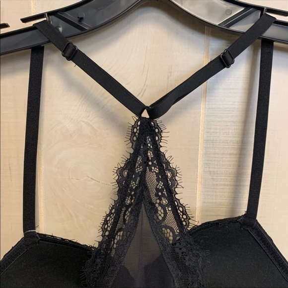 Gilligan & O’Malley Size Medium Black Sheer Intimate Push-Up Babydoll - Picture 6 of 7